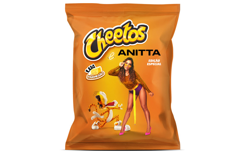 Cheetos expande portfólio em nova parceria com Anitta