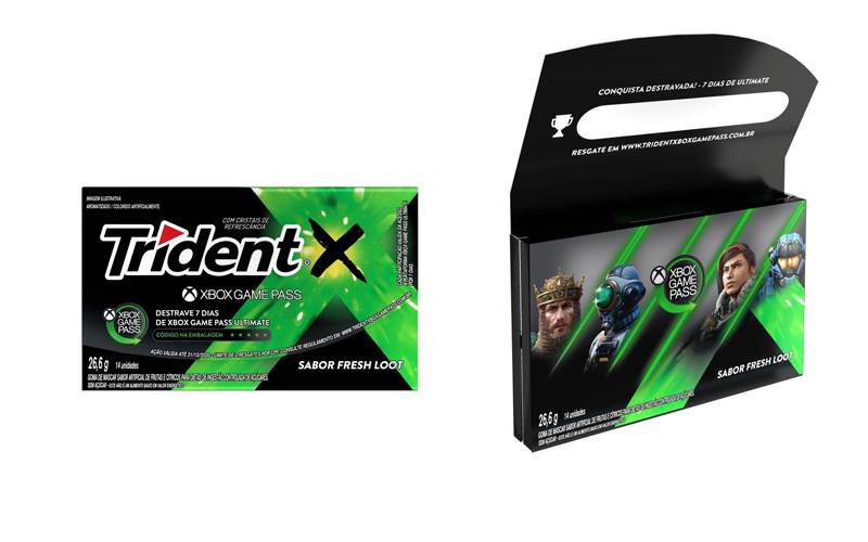 Embalagens de Trident destravam games da Xbox – Clube da Embalagem